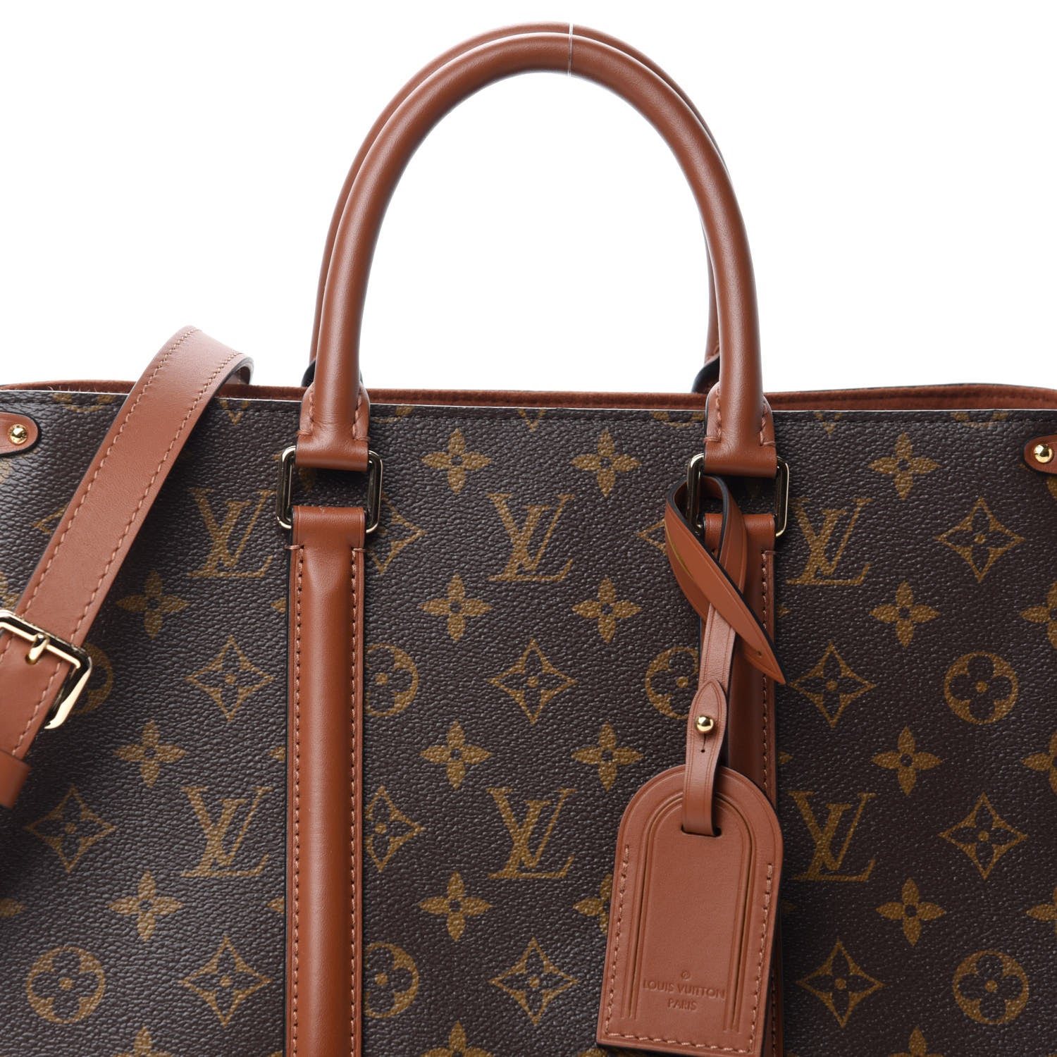 Louis Vuitton Monogram Soufflot MM Caramel 11 of 11