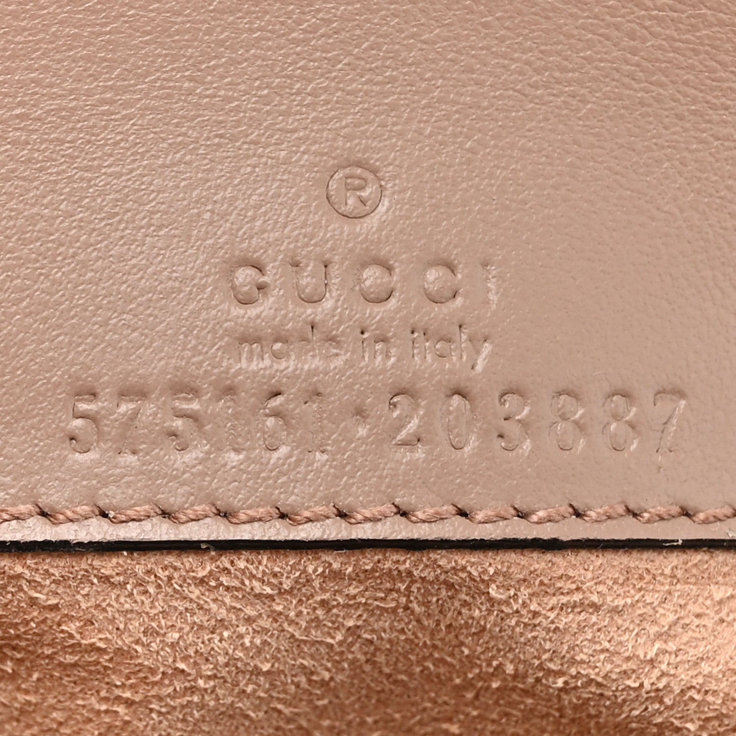 Gucci Calfskin Matelasse Heart GG Marmont 2.0 Coin Purse On A Chain Porcelain Rose 6 of 10