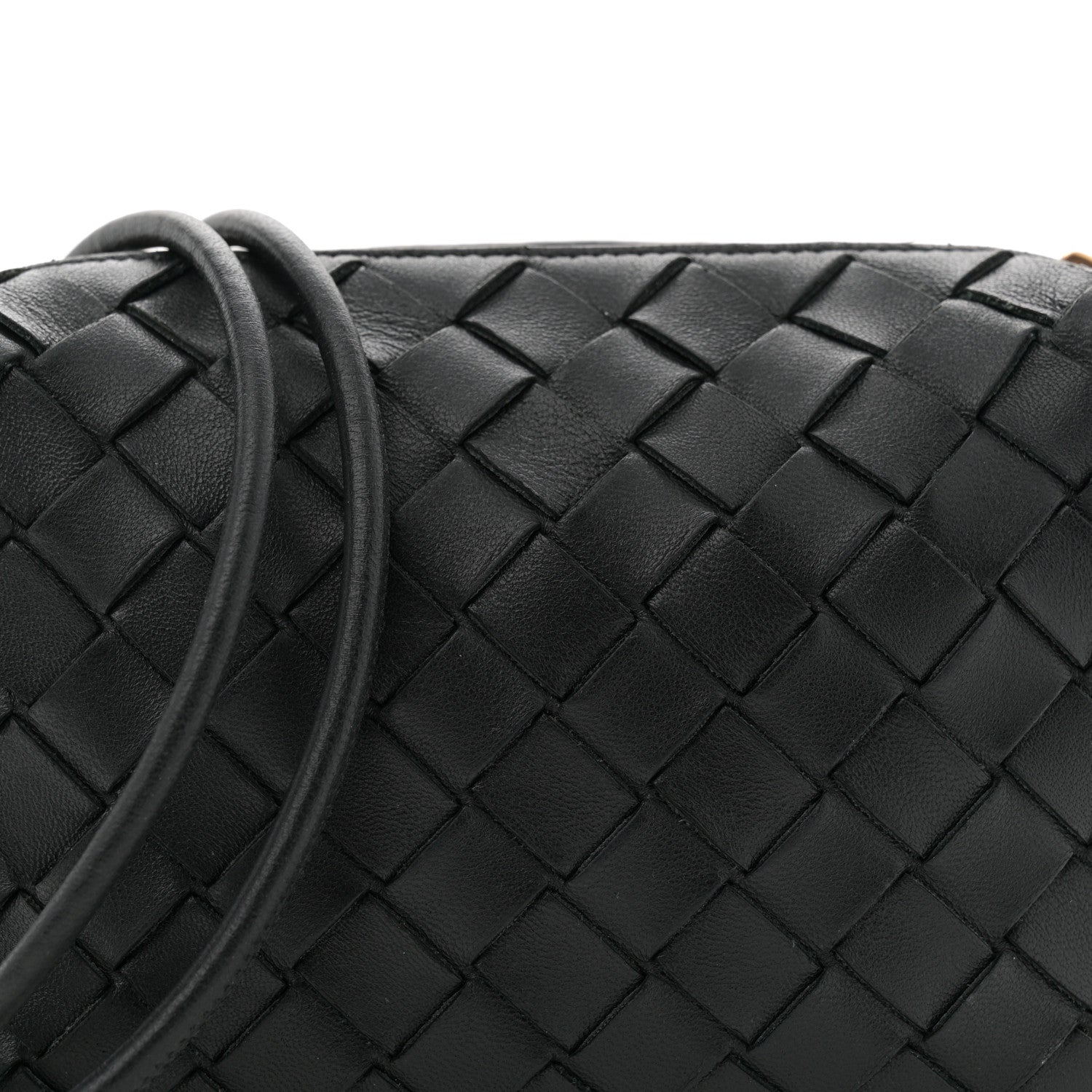 Bottega Veneta Nappa Intrecciato Mini Loop Camera Bag Black 7 of 10