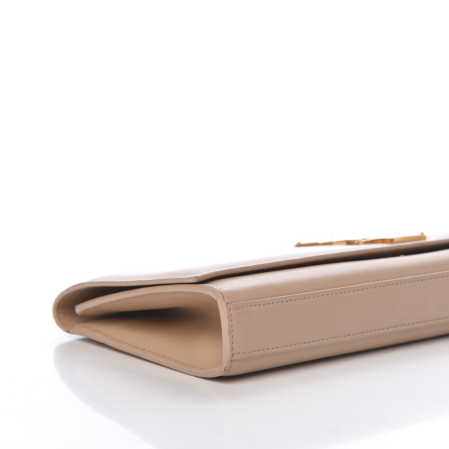 Smooth Calfskin Cassandre Clutch Nude Powder