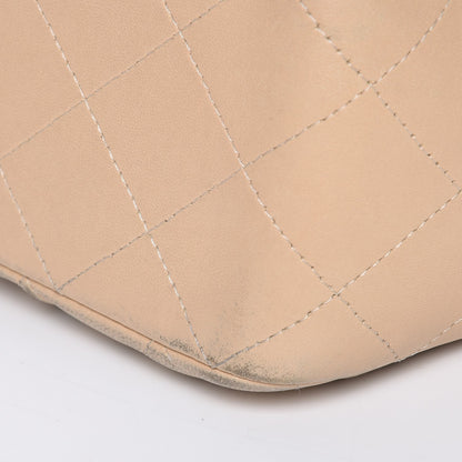 Chanel Lambskin Quilted Jumbo Single Flap Beige 10 of 19