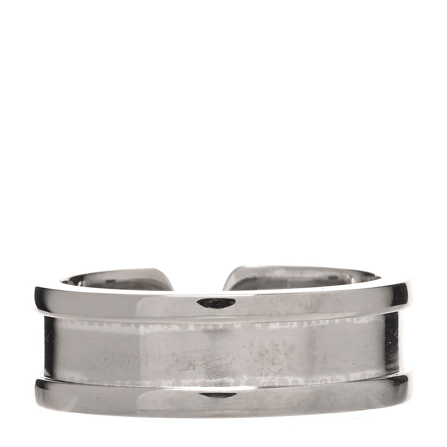 Cartier 18K White Gold 6.5mm C De Cartier Ring 52 6 3 of 5