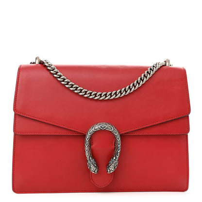 Gucci Calfskin Medium Dionysus Shoulder Bag Hibiscus Red 1 of 15