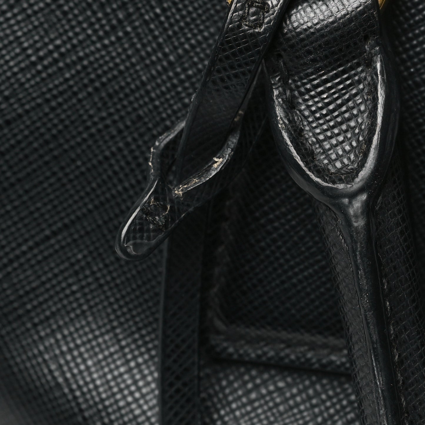 Saffiano Small Galleria Double Zip Tote Black