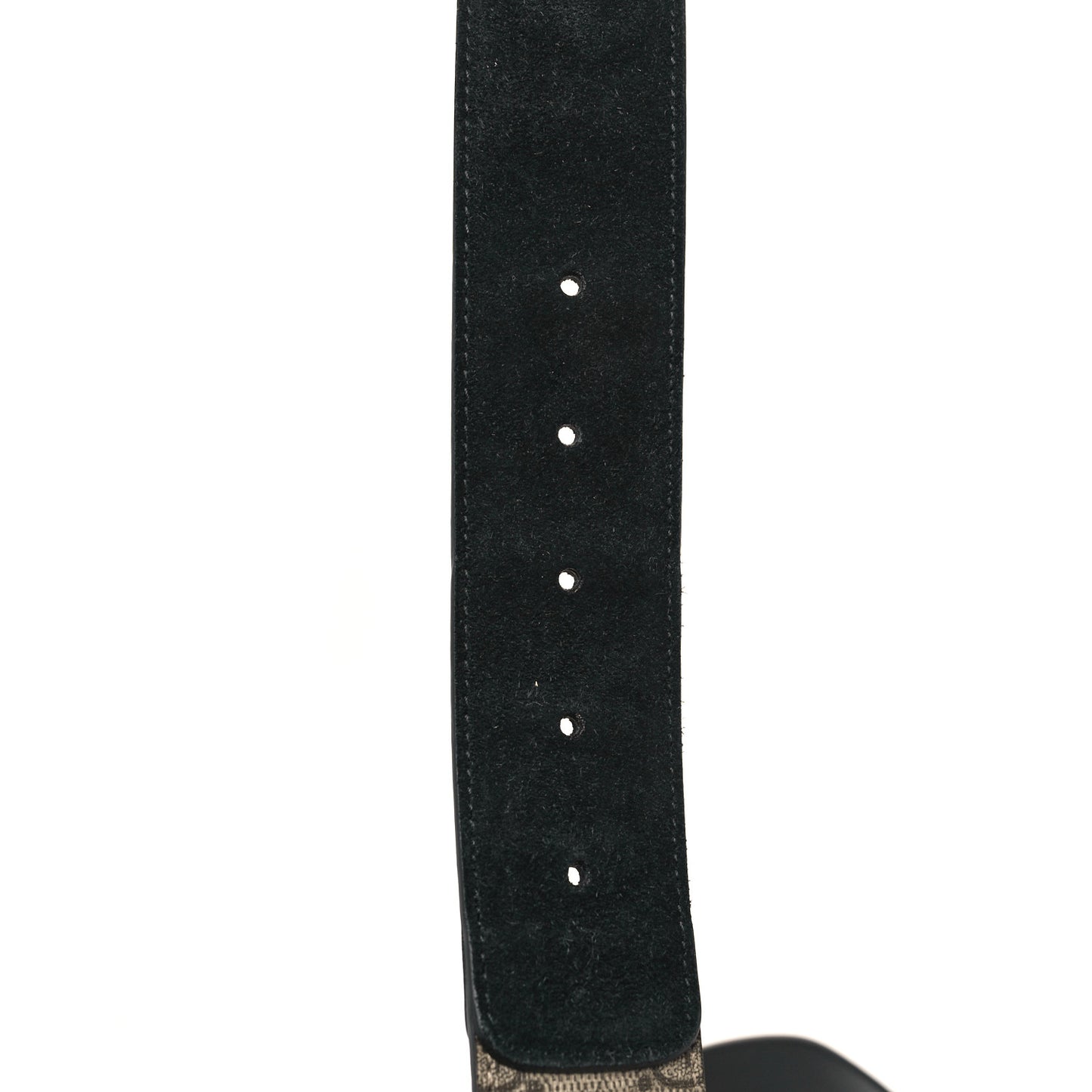 GG Supreme Monogram Suede Dionysus 40mm Belt 85 34 Beige Black
