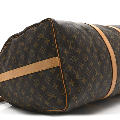 Louis Vuitton Monogram Keepall Bandouliere 55 8 of 9