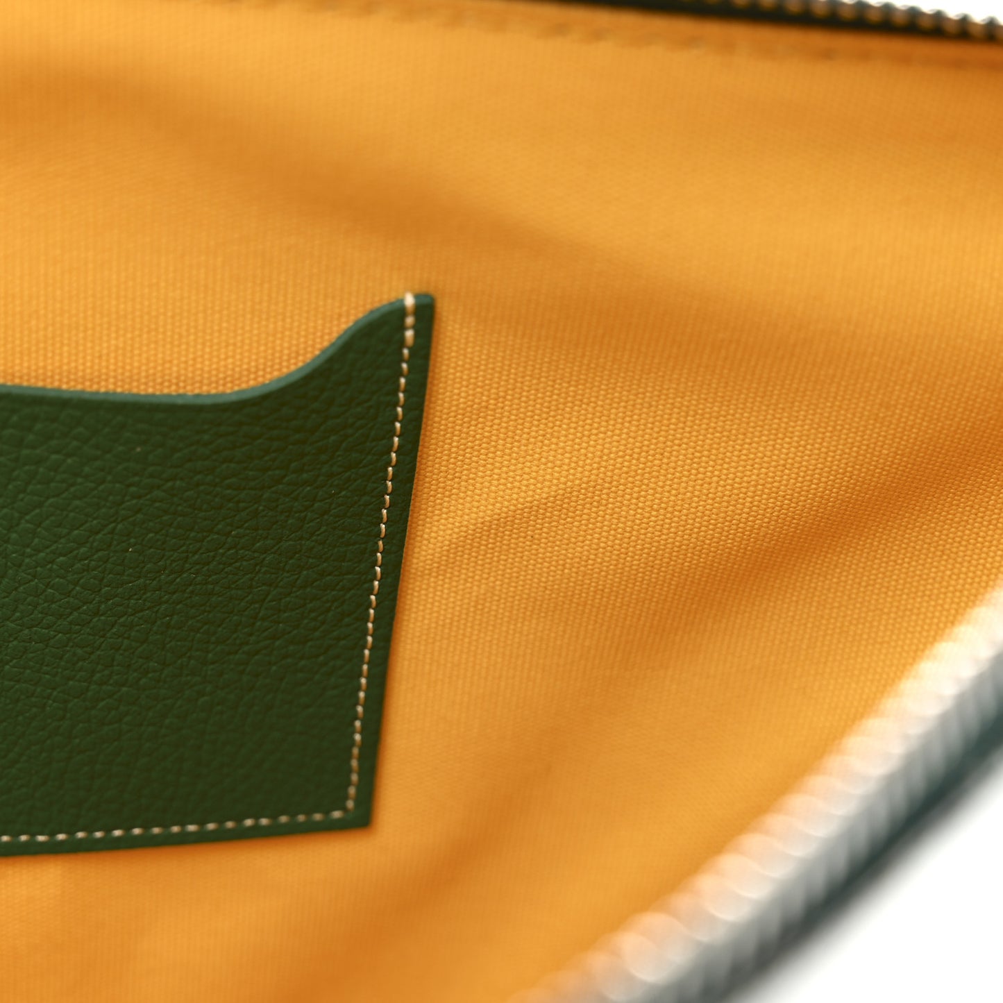 Goyardine Senat Pochette MM Green
