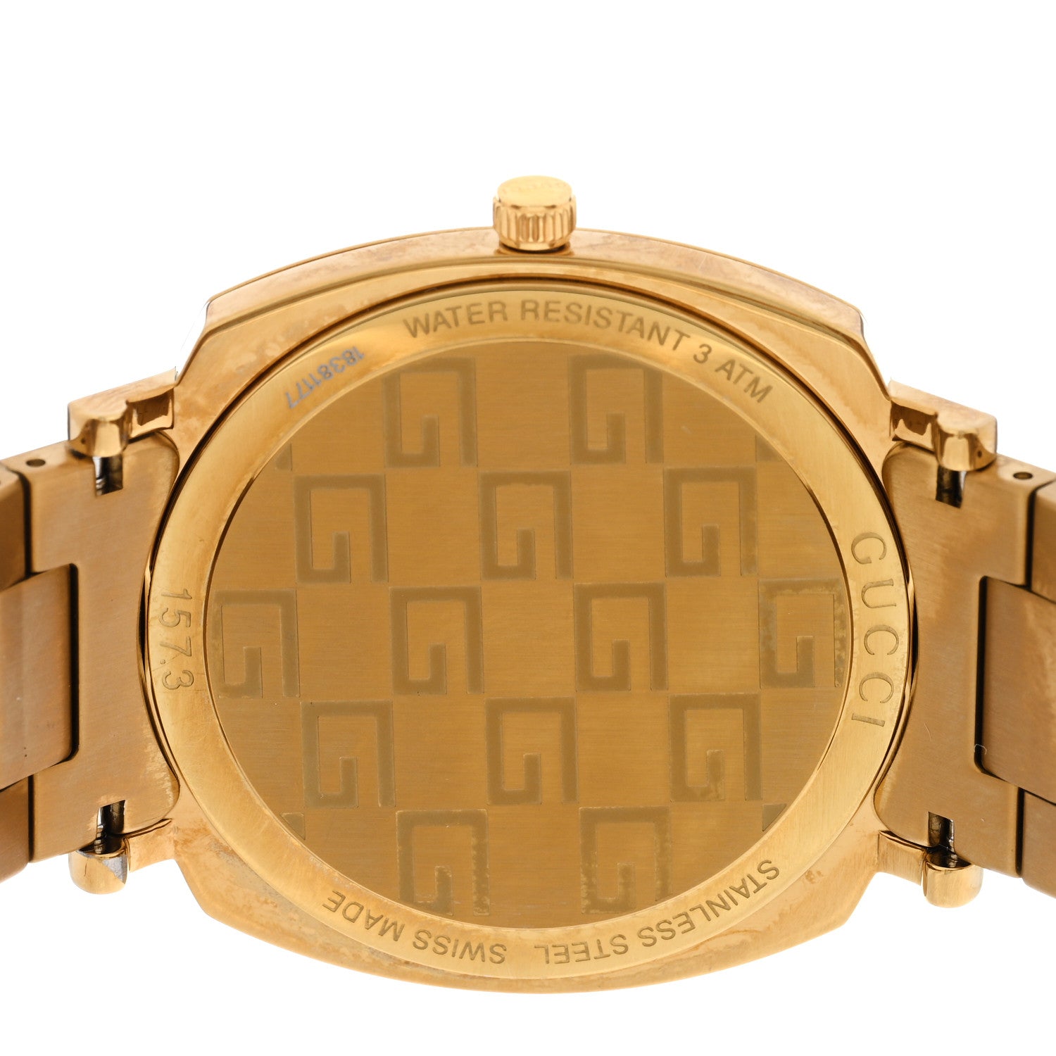 Gucci Stainless Steel 38mm Grip Quartz Watch Gold 4 of 5
