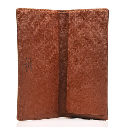 Louis Vuitton Monogram Simple Checkbook Holder Wallet Cover 5 of 6