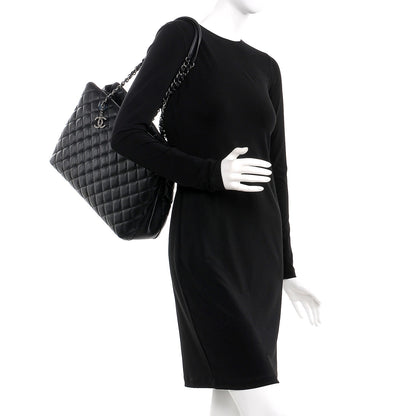 Chanel Caviar Quilted City Shopping Tote Black 2 of 7