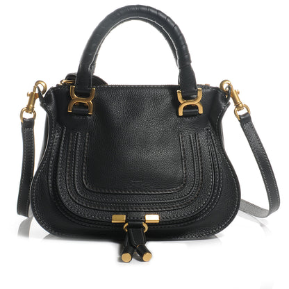 Chloe Calfskin Mini Marcie Satchel Black 1 of 9