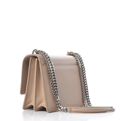 Saint Laurent Calfskin Medium Monogram Sunset Dark Beige 4 of 13
