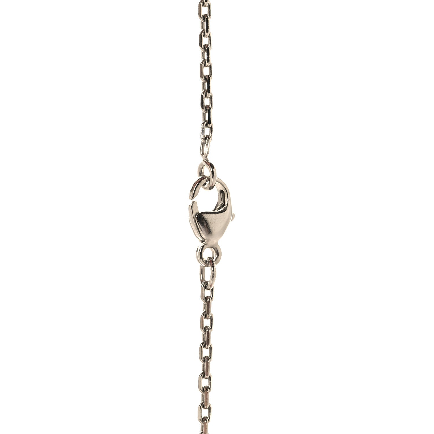 Hermes Lacquered Palladium Pop H Pendant Necklace Black 5 of 6