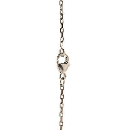 Hermes Lacquered Palladium Pop H Pendant Necklace Black 5 of 6