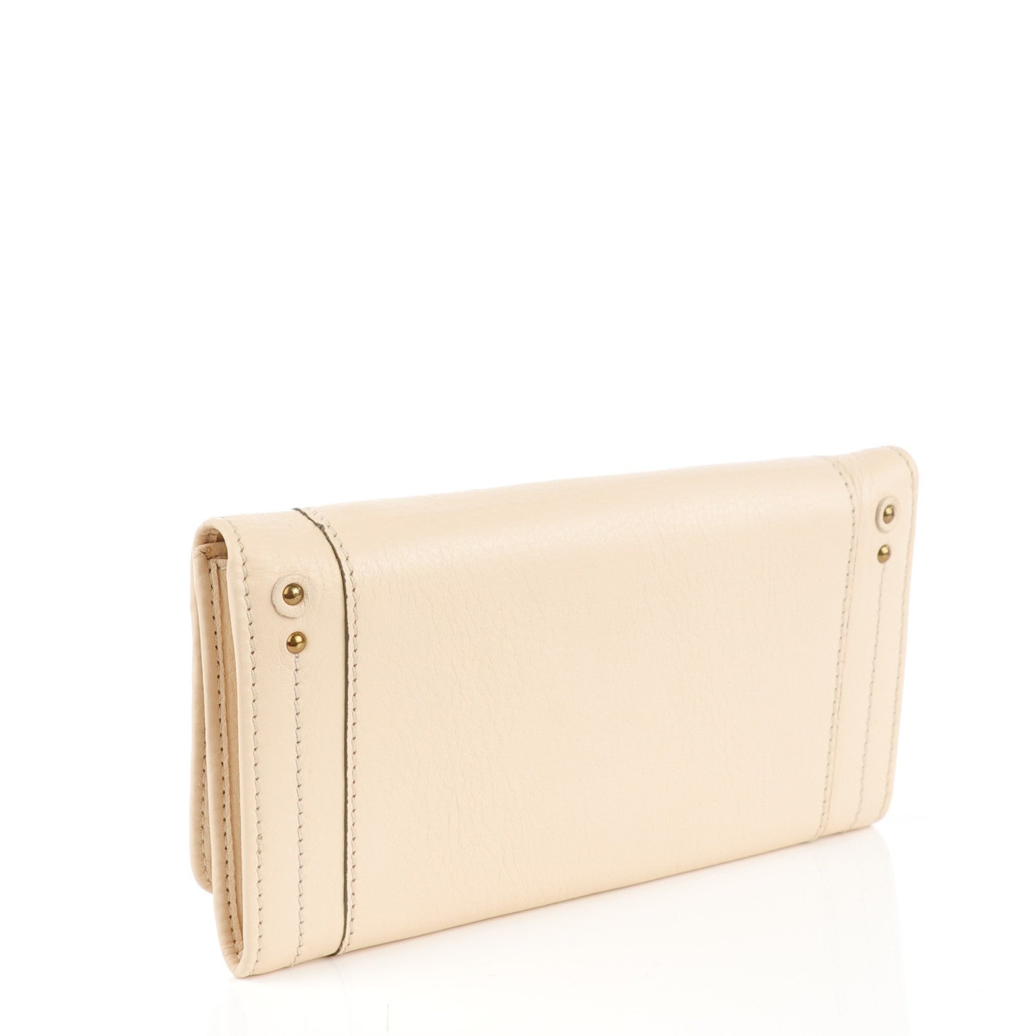 Chloe Calfskin Paddington Wallet Ivory 3 of 6