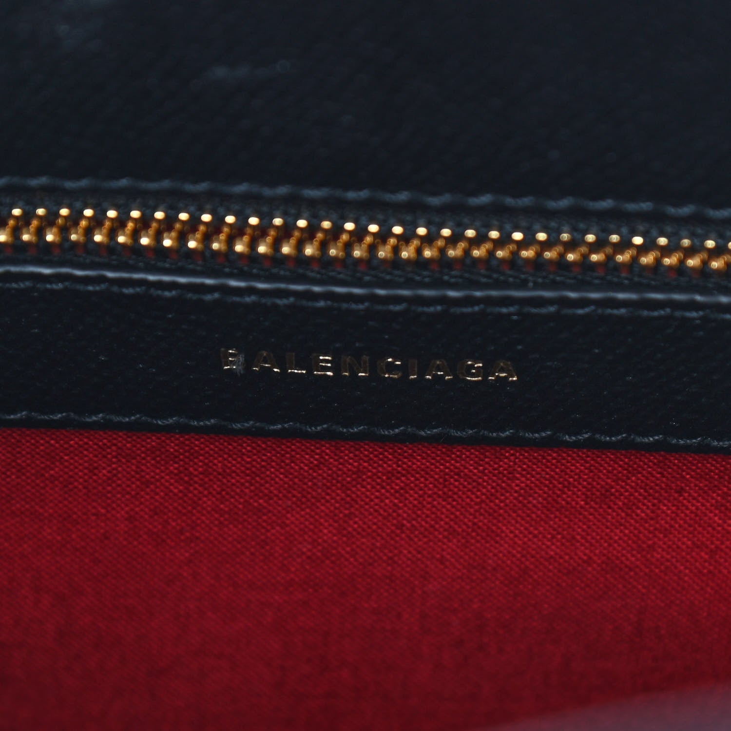 Balenciaga Signature Grained Calfskin Logo S Ville Top Handle Bag Black 6 of 8