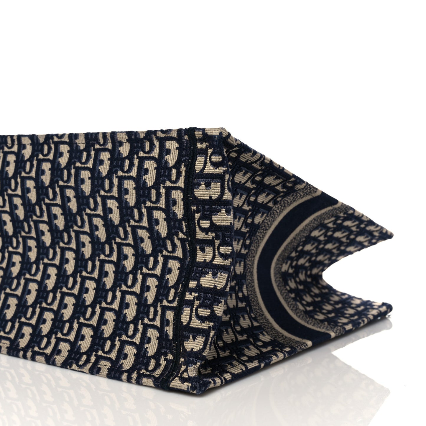 Oblique Book Tote Blue Multicolor