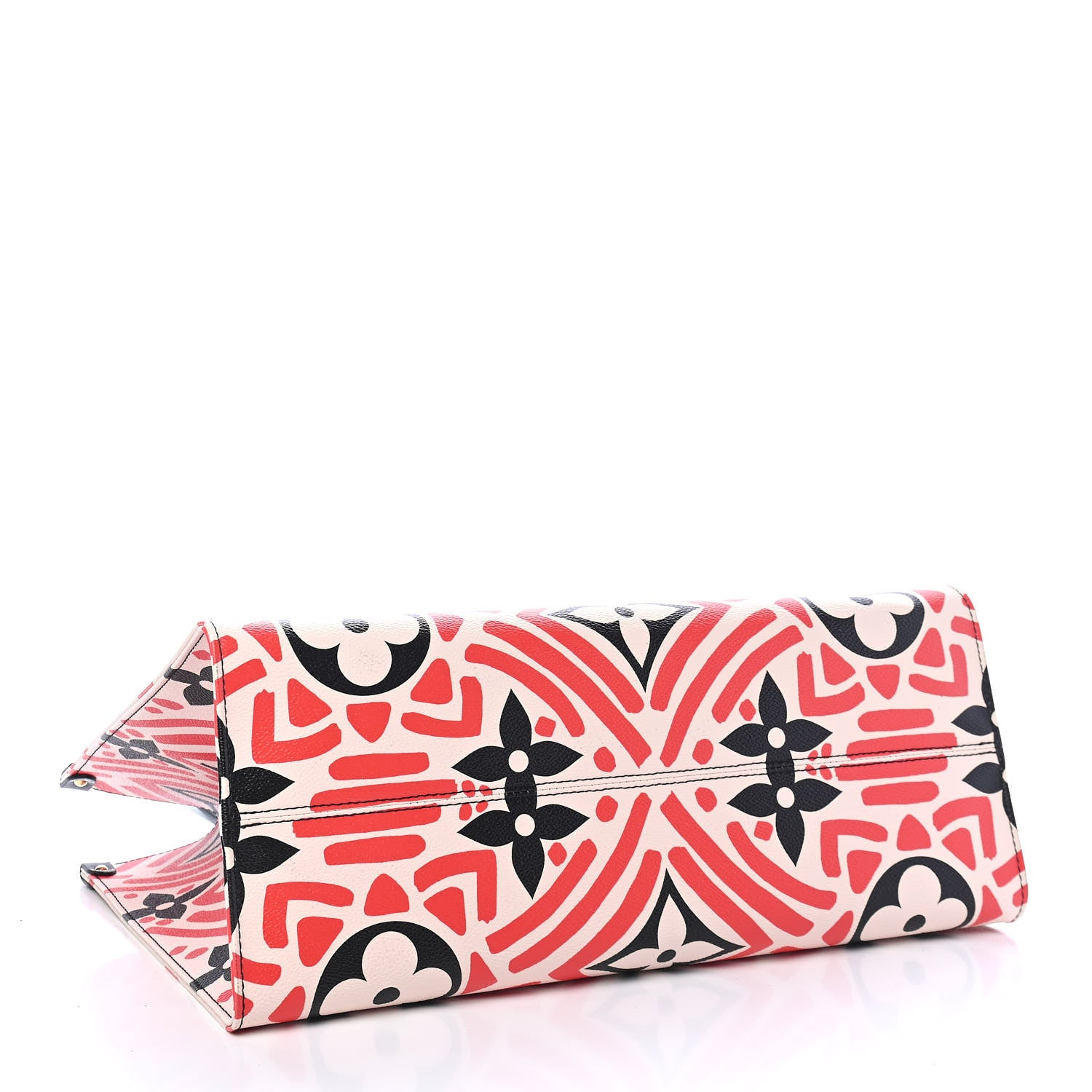 Louis Vuitton Monogram Giant Crafty Onthego GM Creme Rouge Black 5 of 10