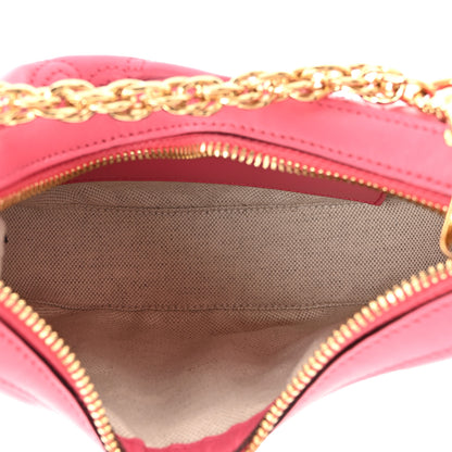 Gucci Calfskin GG Matelasse Mini Hobo Shoulder Bag Pink 5 of 10