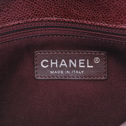 Chanel Crumpled Grained Calfskin Medium CC Crave Flap Bordeaux 6 of 7
