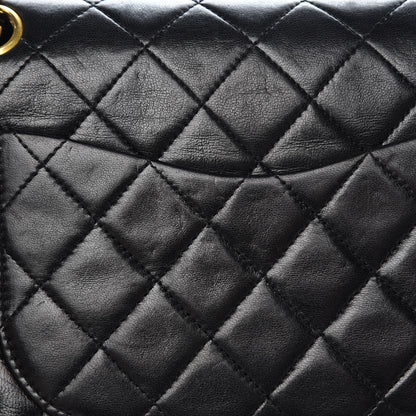 Chanel Lambskin Quilted Small Double Flap Black 9 of 15