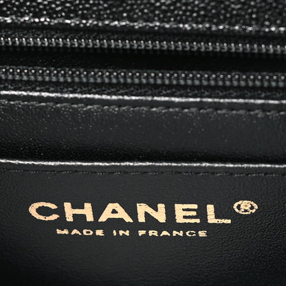 Chanel Caviar Quilted Mini Top Handle Rectangular Flap Black 6 of 10