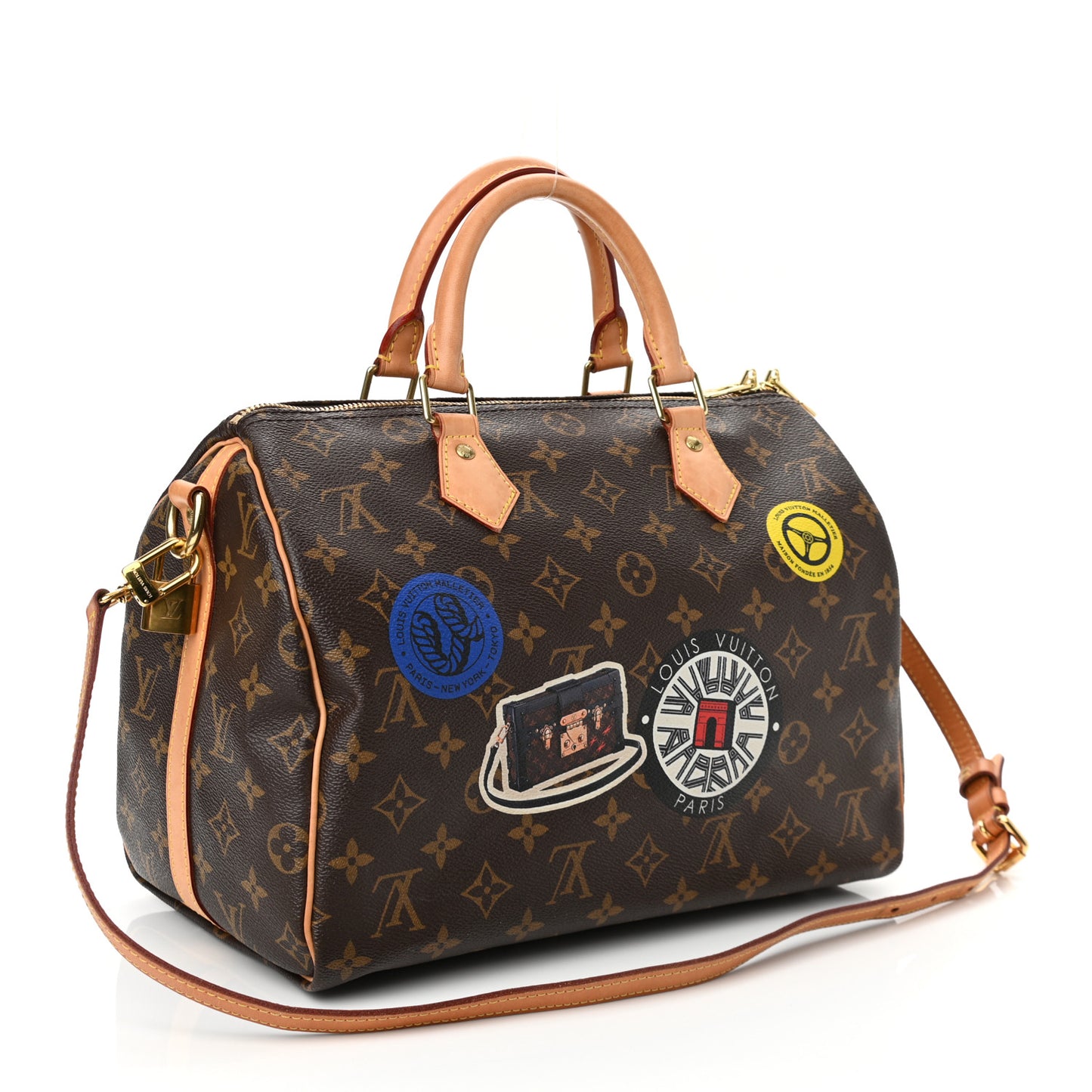 Monogram World Tour Speedy Bandouliere 30