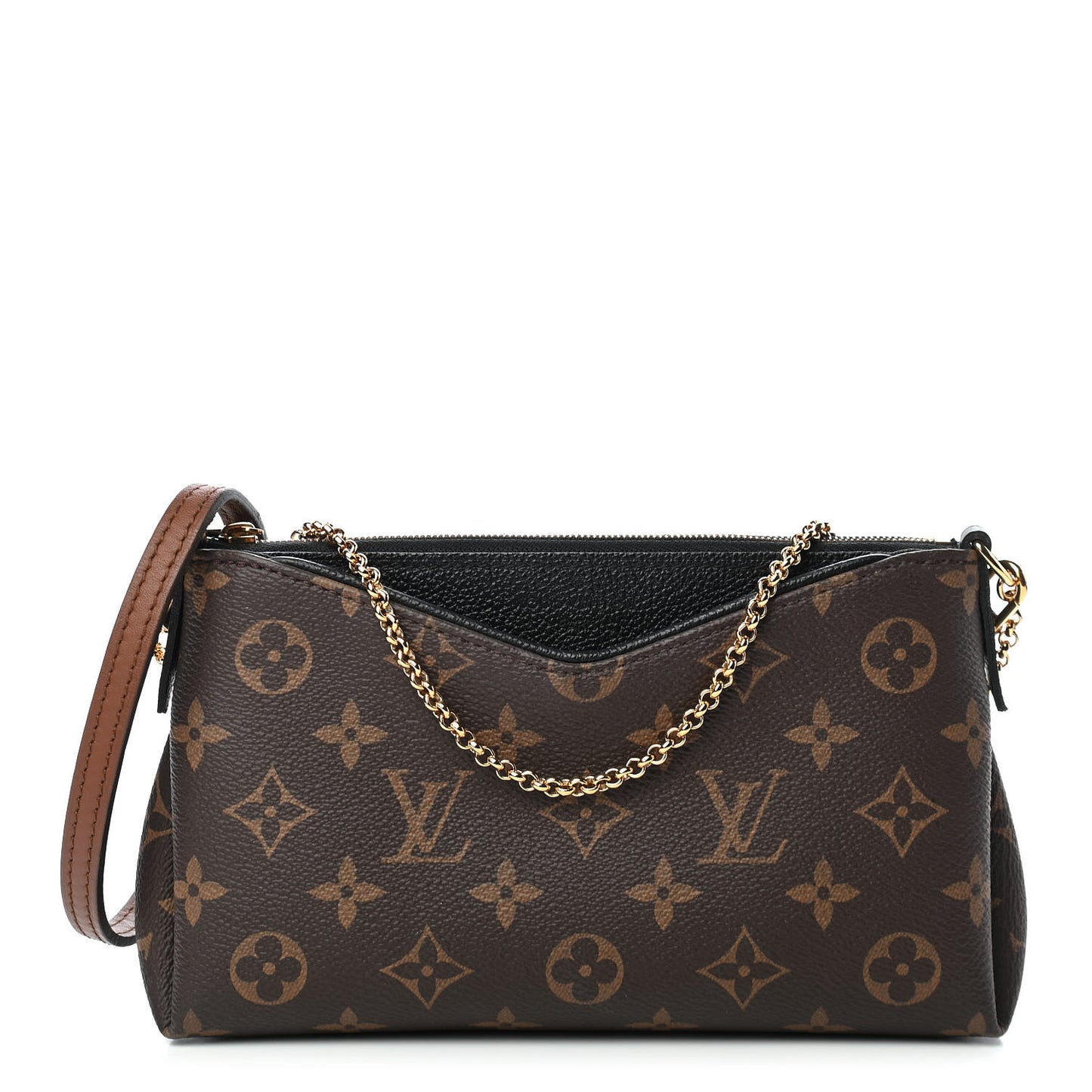 Monogram Pallas Clutch Black