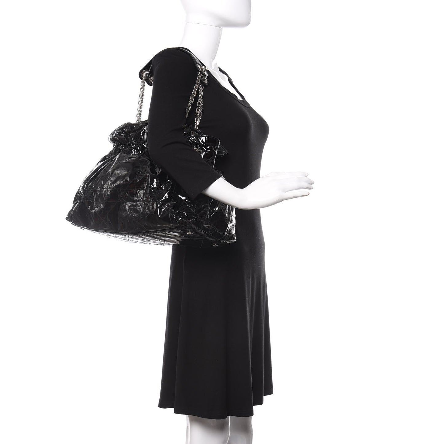 Patent Cannage Medium Le Trente Tote Black