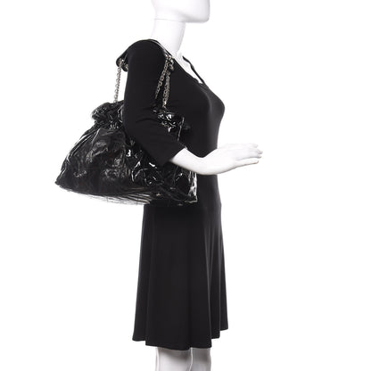 Christian Dior Patent Cannage Medium Le Trente Tote Black 2 of 10