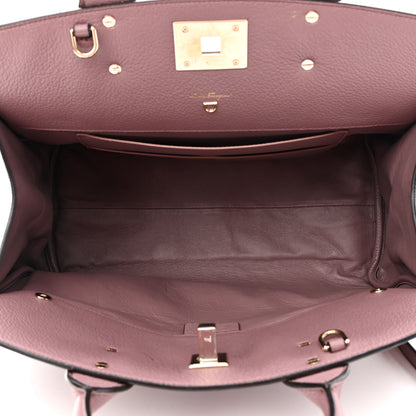 Salvatore Ferragamo Calfskin Large Studio Bag Caraway Seed 6 of 11