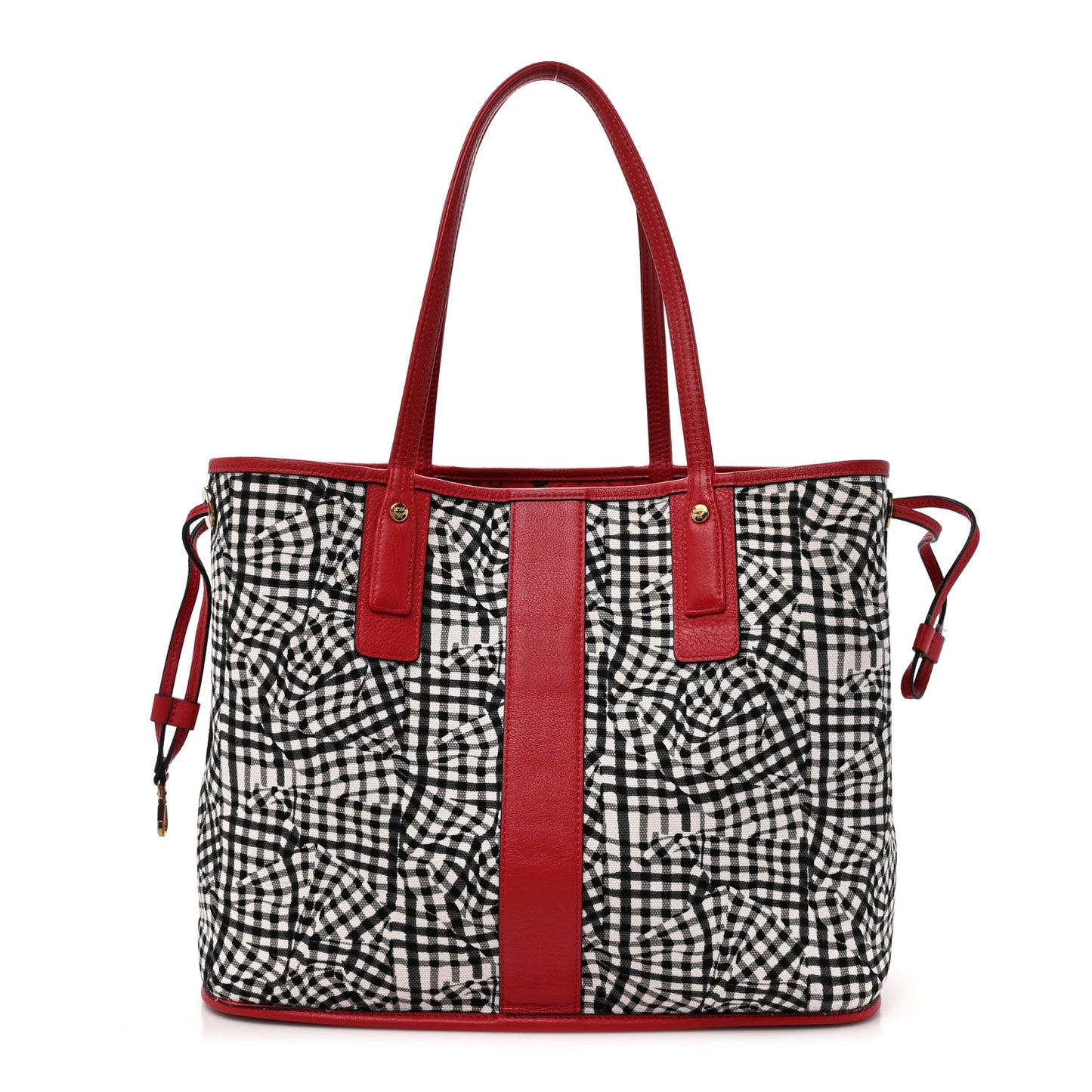 Visetos Medium Liz Reversible Shopper Tote Ruby Red