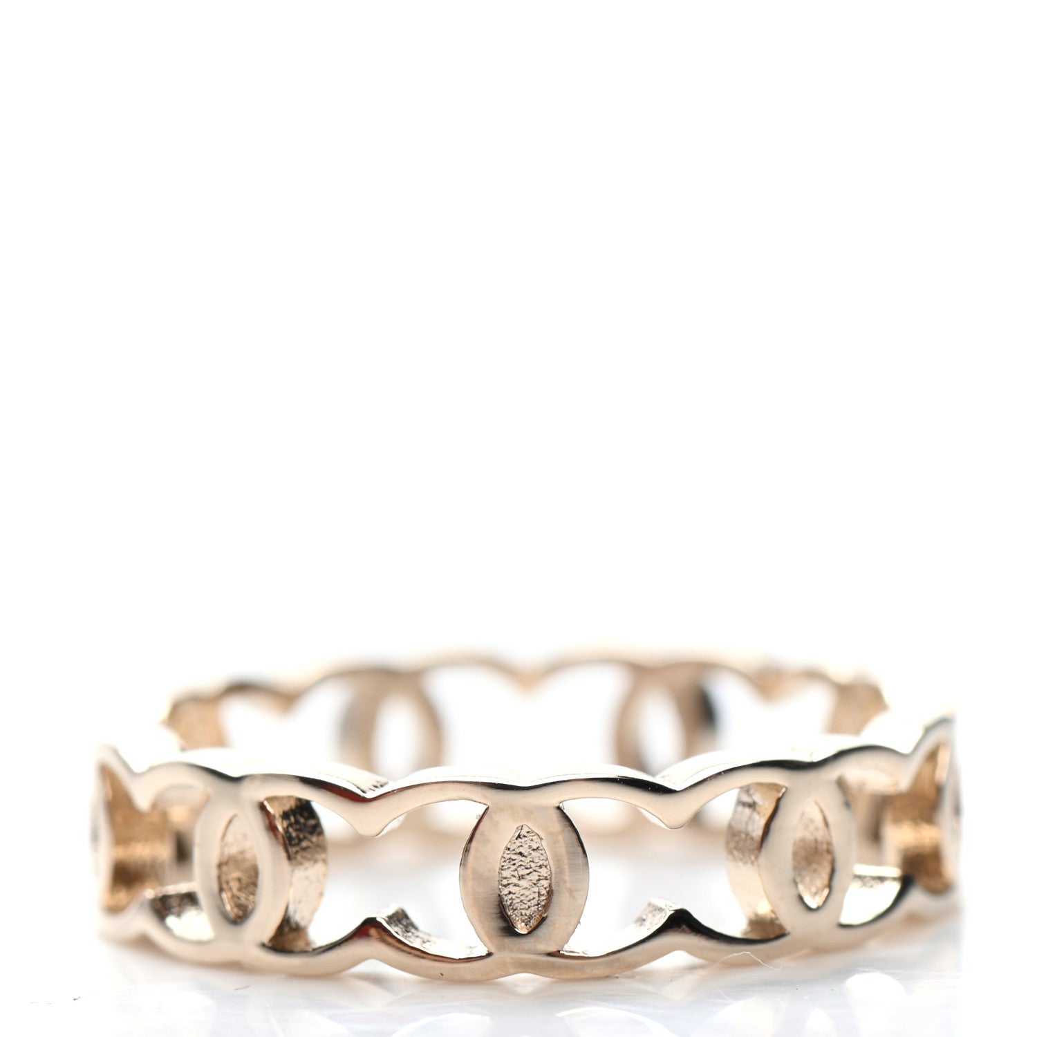 Chanel Metal CC Ring 52 Gold 4 of 6