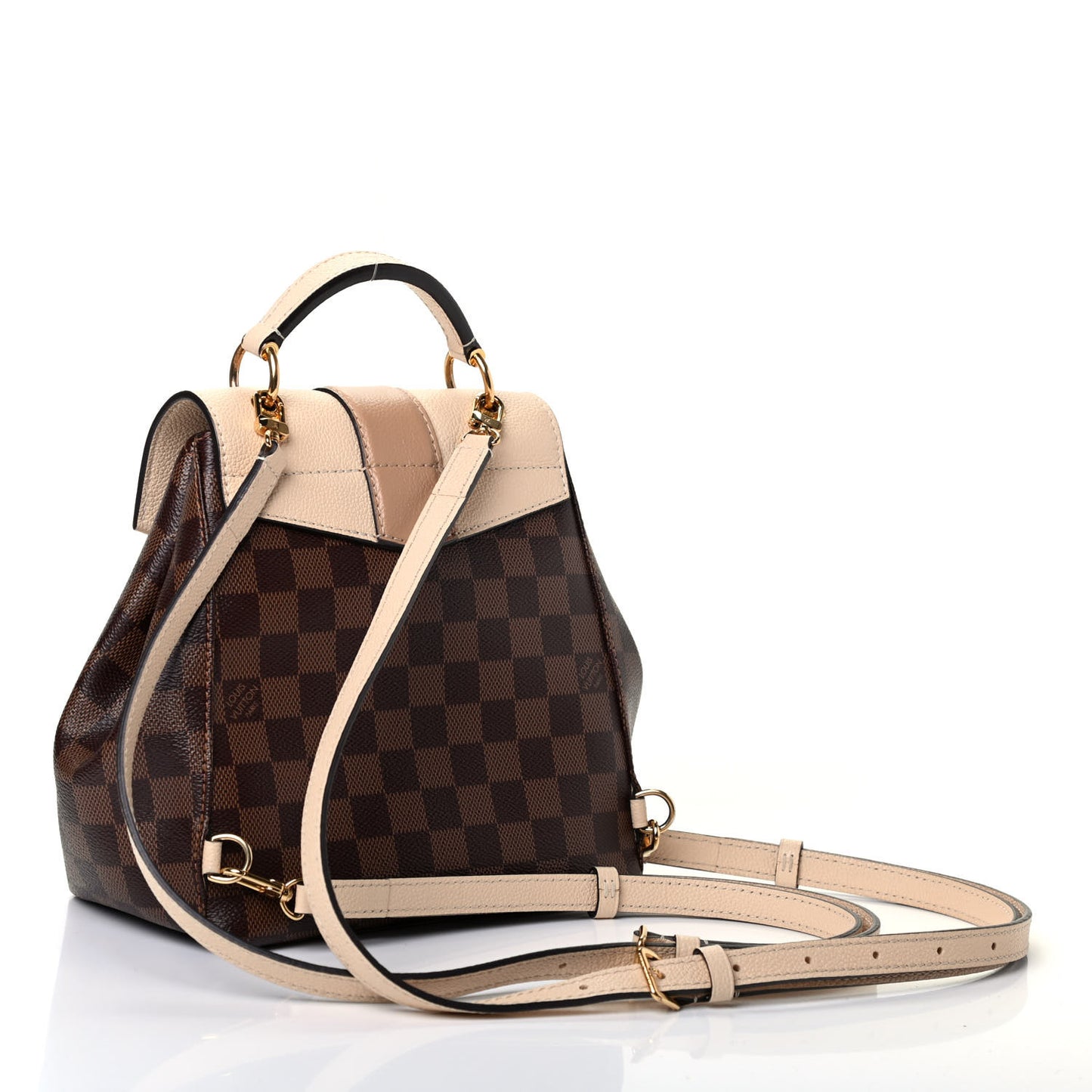 Damier Ebene Clapton Backpack Creme
