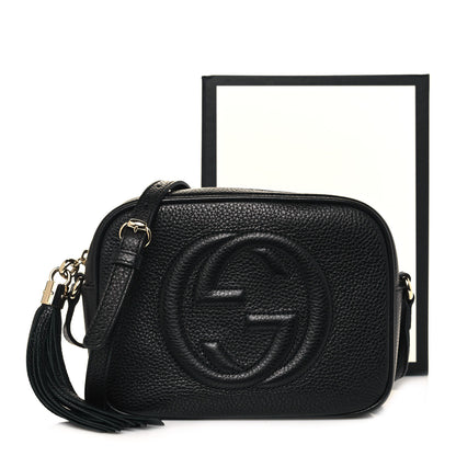 Gucci Pebbled Calfskin Small Soho Disco Bag Black 13 of 13