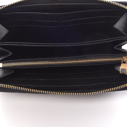 Louis Vuitton Empreinte Zippy Wallet Black 5 of 16