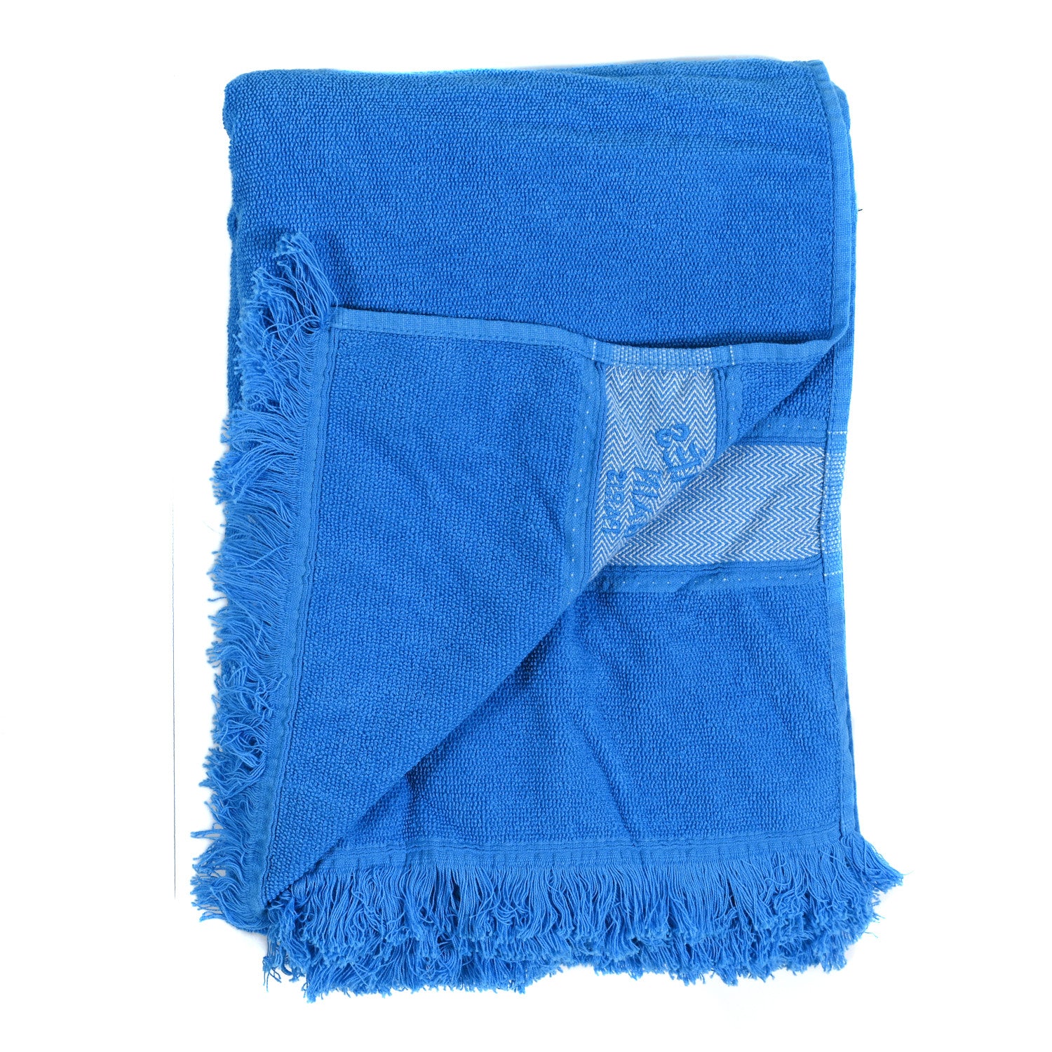 Hermes Cotton Terry Yachting Small Beach Towel Bleu Méditerranée 4 of 9