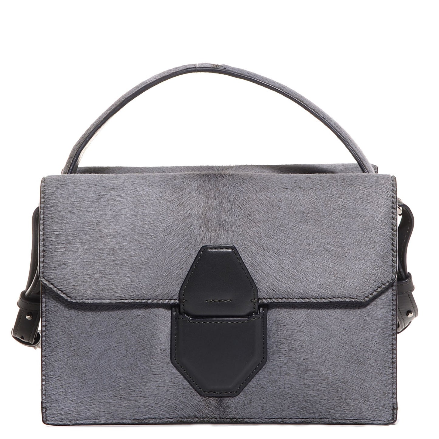 Calf Hair Racketeer Sling Bag Geyser