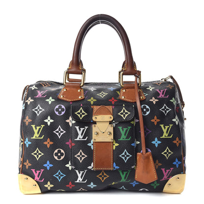 Louis Vuitton Monogram Multicolor Speedy 30 Black 1 of 18