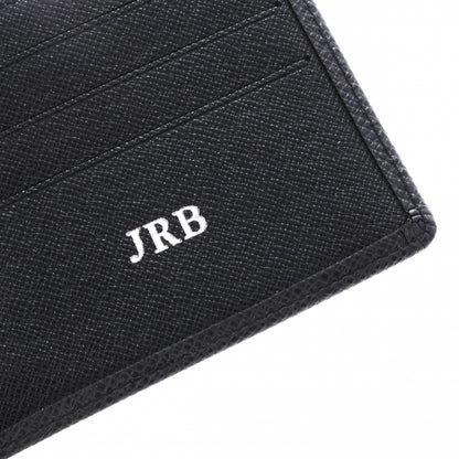Louis Vuitton Taiga Mens Billfold Wallet w 3 Flaps Black 5 of 7