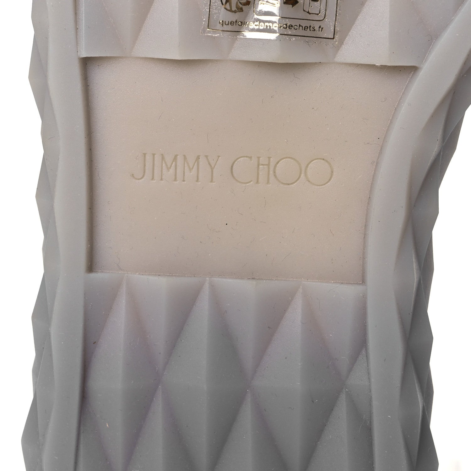 Jimmy Choo Nappa Diamond Maxi F II Platform Sneakers 39.5 Grey 8 of 10