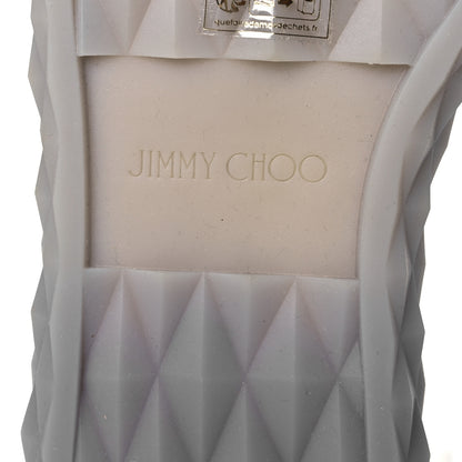 Jimmy Choo Nappa Diamond Maxi F II Platform Sneakers 39.5 Grey 8 of 10
