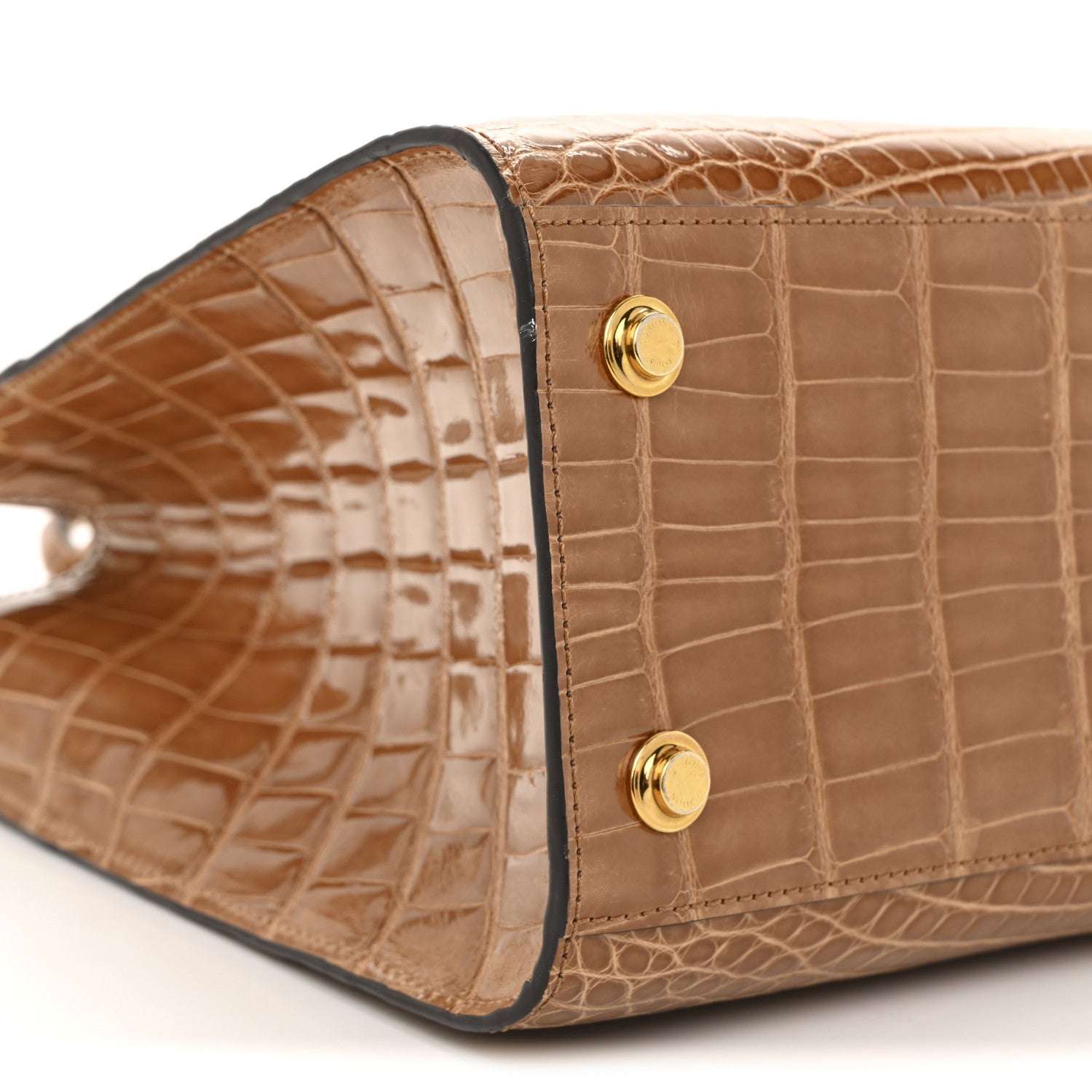 Louis Vuitton Alligator City Steamer MM Sienna Brown 8 of 15