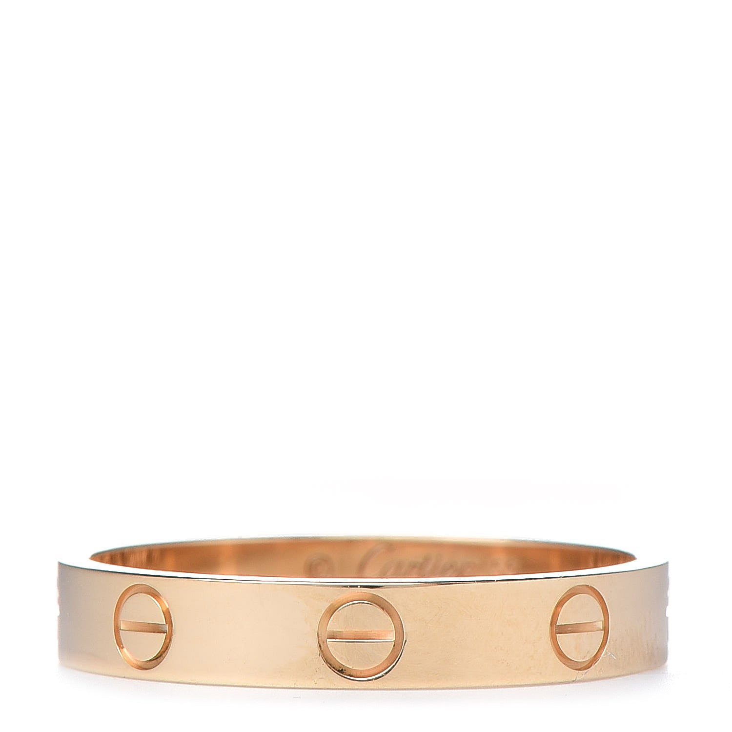 Cartier 18K Yellow Gold 3.5mm LOVE Wedding Band Ring 59 8.75 1 of 5