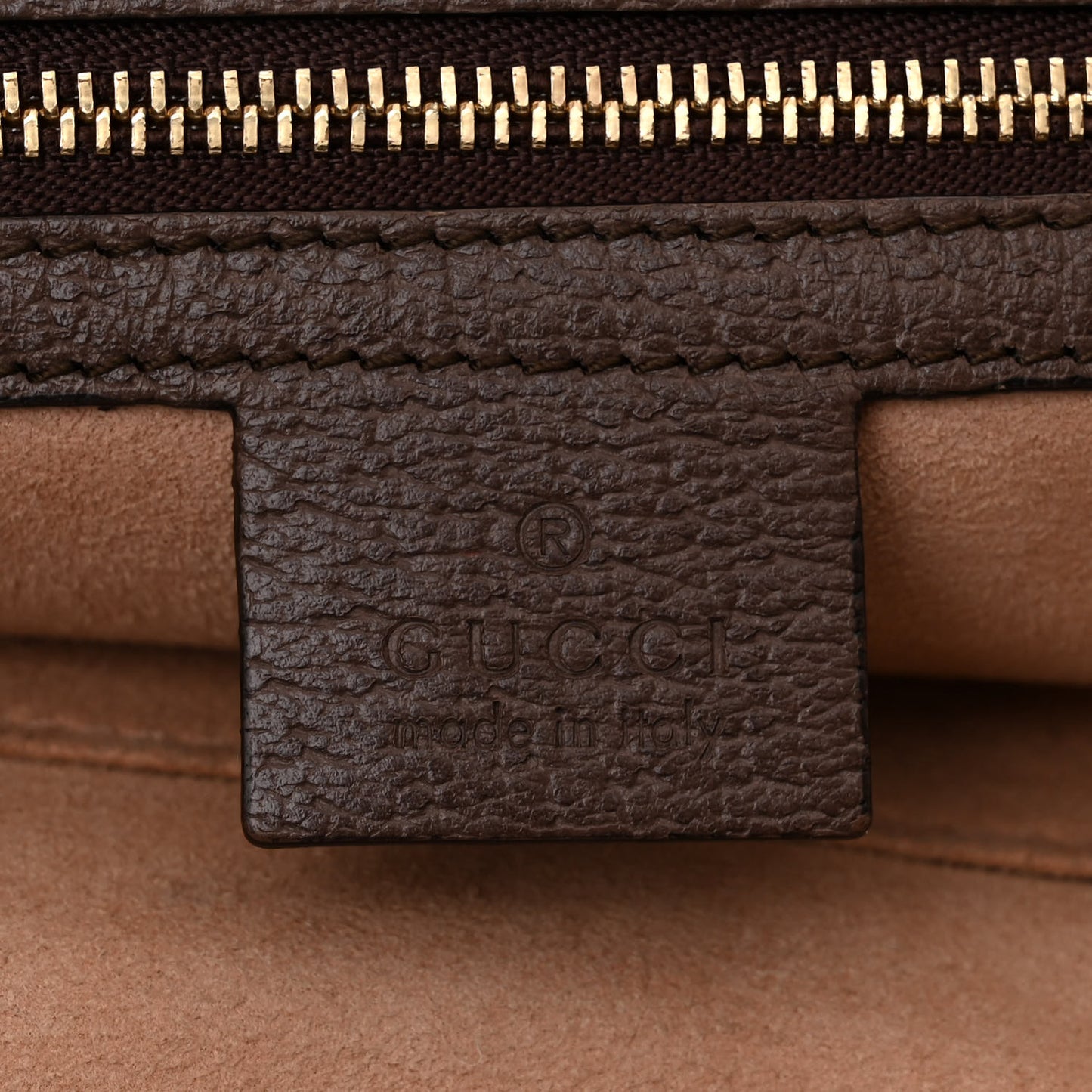 GG Supreme Monogram Medium Ophidia Shopping Tote Brown