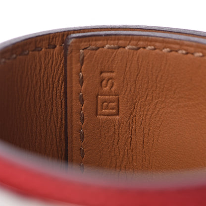 Hermes Epsom Collier de Chien CDC Bracelet S Rouge Casaque 6 of 7