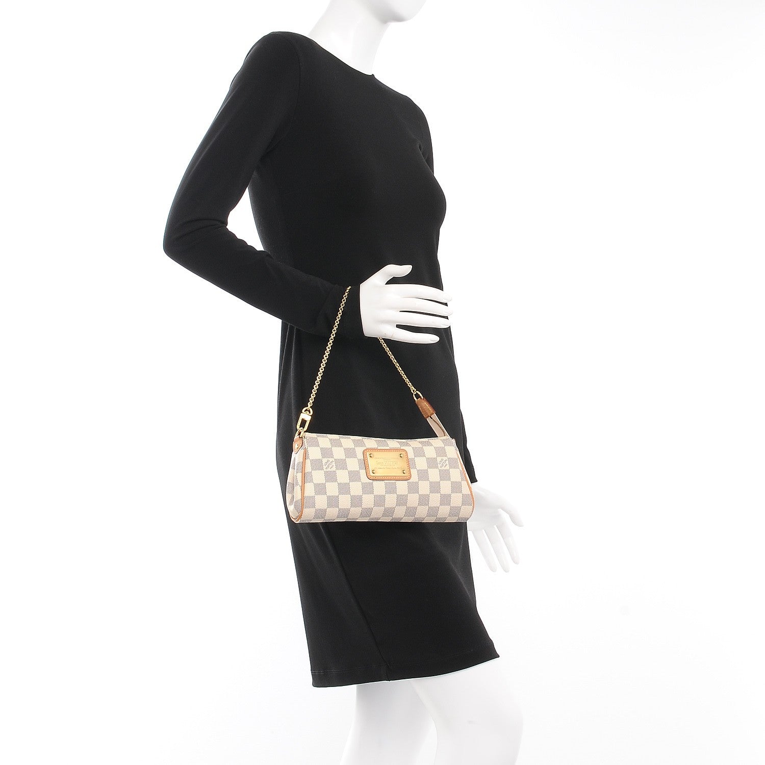 Louis Vuitton Damier Azur Eva Clutch 2 of 7