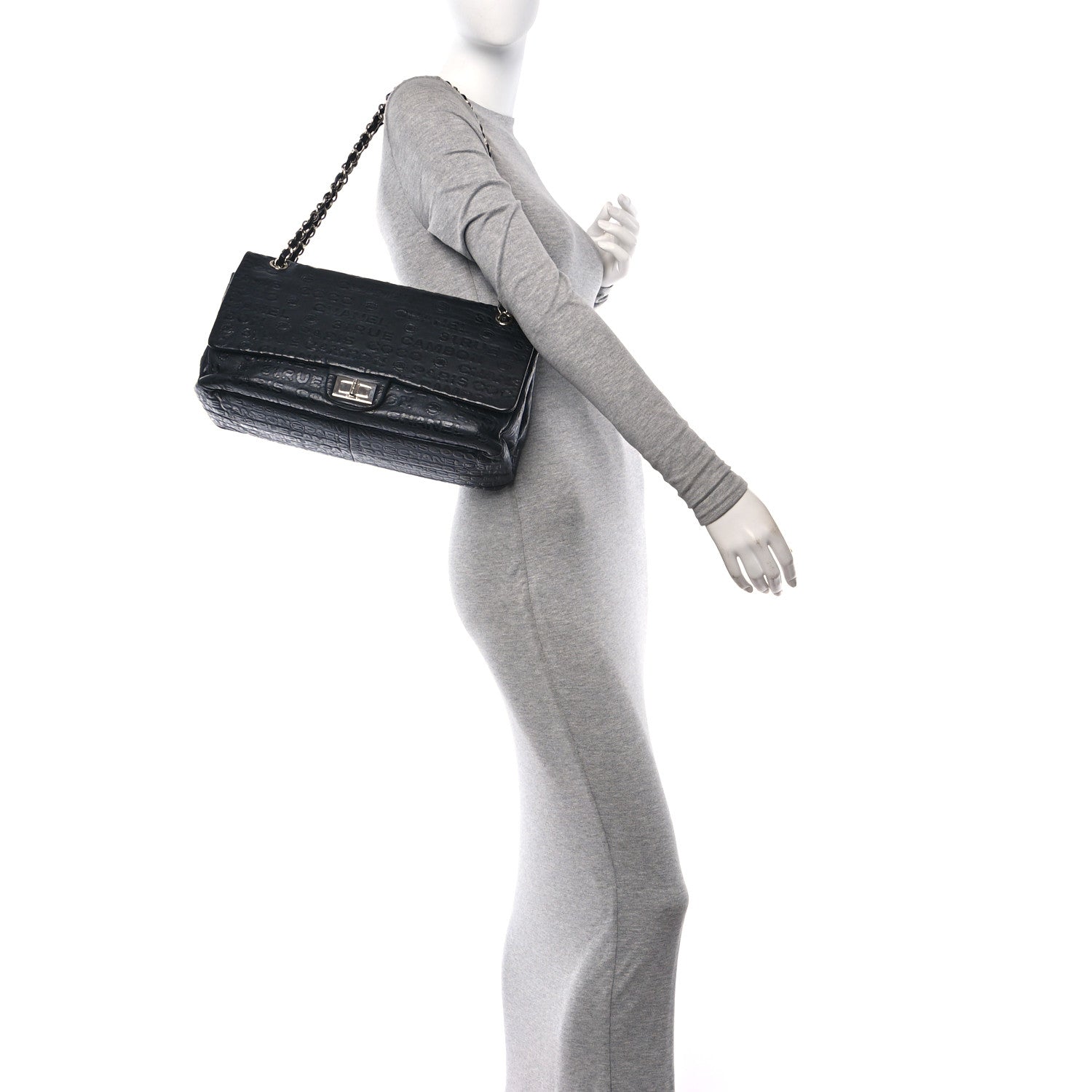 Chanel Calfskin Unlimited Jumbo Double Flap Black 2 of 11