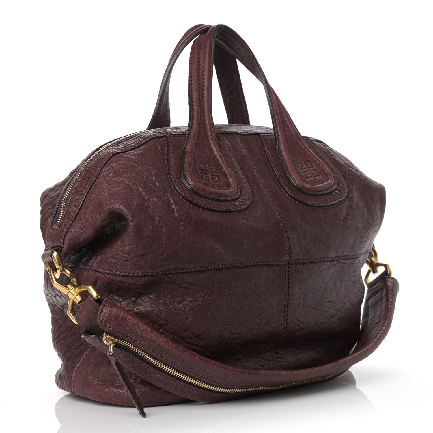 Givenchy Wrinkled Lambskin Medium Nightingale Purple 2 of 12