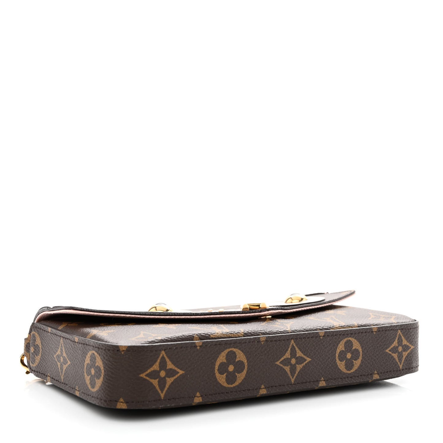 Monogram Valentine Dog Pochette Felicie Chain Wallet